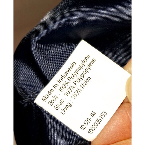 The Sak Originals Navy Blue Knit Tote Bag With Dual Shoulder Straps - Picture 6 of 9